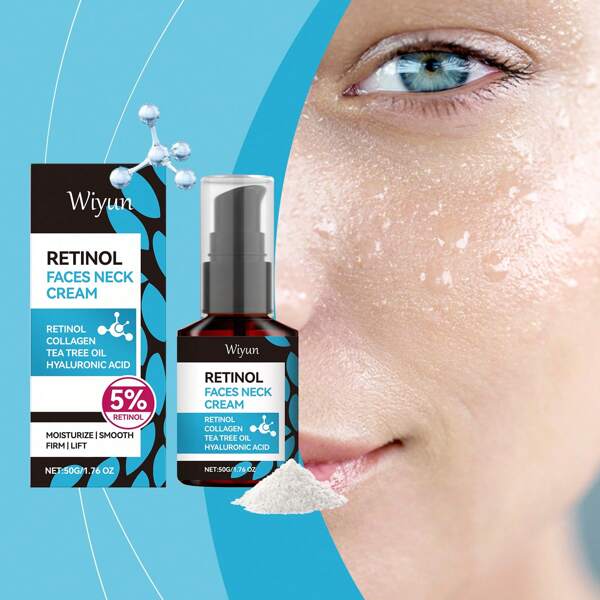 Retinol Facial Neck Cream, 50g Moisturizing, Lubricating, Firming, Nourishing, Improving Skin Condition, Hydrating And Smooth