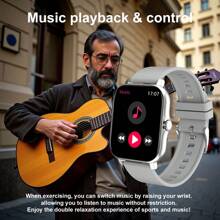 1pc Women's Fashionable Smart Watch With 1.83" HD Display, Multiple Sport Functions, Call And Message Alerts, Compatible With IOS And Android, Suitable For Daily Use Or Holiday Gift