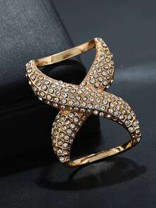 1pc/2pcs/3pcs Fashion Crossed Form Scarf Buckle Alloy Buckle Rhinestone Inlaid Silk Scarf Buckle For Dress - Scarf Buckle - View 9