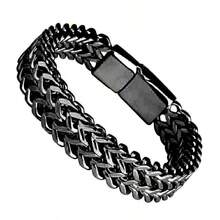1pc Punk Style Men Stainless Steel Minimalist Bracelet, Gift For Men, Friends, Father's Day - Bracelet - View 21