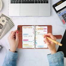 3 Pack A6 Planner Refill Paper & Budget Sheets, Monthly Weekly Planner Losse Leaf Inserts 6 Hole Expense Tracker Or A6 Planner Binder Cover Budget Bill Saving Organizer,Back To School, Colorful 3 Pack - Multicolor - View 8