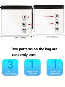 3pcs/1pc Clear Travel Toiletry Bag, Airport Security Liquids Bags, Travel Accessories Makeup Bags, Waterproof Wash Bags, Holiday Essentials For Men Women School Supplies Travel Essentials Pouch Make Up Bag Cosmetic Bag Makeup Pouch Beauty Travel Must Haves Beach Vacation Summer School Accessories Back To School Stuff Back To School Supplies