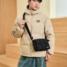 XTEP Special Step Shoulder Bag For Men And Women 2024 New Autumn/Winter Official Casual Portable Commuter Bag Versatile Sports Shoulder Bag 876437130013