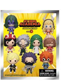 Crunchyroll 1 pièce Sac mystère en vrac avec porte-clés personnages 3D de la série d'anime sous licence officielle. Surprise aléatoire avec Momo Yaovorozu, Hitoshi Shinso ou d'autres personnages. Idéal comme cadeau d'anniversaire ou accessoire de voiture, sac, école pour maman et amis.