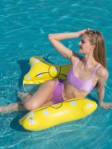 1/2pcs-Inflatable Water Bow Lounge Chair, Adult Water Hammock Foldable Backrest Chair, Inflatable Toy Floating Row,Water Pool Floats, 4-In-1 (Hammock, Saddle, Lounge Chair, Drifter) Multi-Purpose Water Pool Float, Non-Stick PVC Material