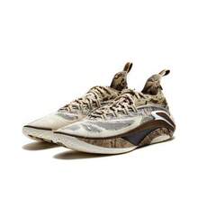 Zapatos de baloncesto Li-Ning BAD5 DOMINATOR I S para hombres, tienda oficial deportiva profesional auténtica, ABFV007 - Caqui - Ver 3