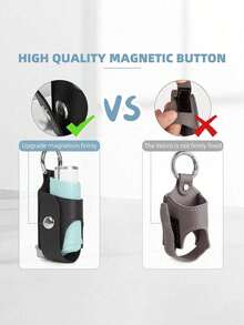 1/2 piezas Portainhalador de asma, bolsa de almacenamiento para spray para la tos, estuche portátil ligero de PU para inhalador de asma para adultos (inhalador no incluido), bolsa de almacenamiento antibacteriana para botella de spray, bolsa portátil de almacenamiento para medicamentos, estuche (solo soporte), adecuado para asistencia, viaje, compras. Regalo ideal para familiares y amigos, Navidad, Halloween - Multicolor - Ver 7