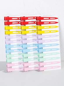 24/36/48 PCS Hairdressing Seamless Clip Duckbill Hairdressing Partition Clip One-Line Positioning Clip Alligator Hair Clip Hair Salon Hair Styling Tool Professional Hair Clips For Styling Sectioning, Non Slip No-Trace Duck Billed Hair Clips With Silicone Band, Salon And Home Hair Cutting Clips For Hairdresser, Women, Men, Pet, Back To School, Travel Holiday Essentials,Travel Essentials,Travel Essential,Hairstyle,Hairdressing,Hair,Travel,Hair Products,Hair Tools,Hair Stuff,Barber,Barber Accessories,Barbershop,Hairdressing Equipment