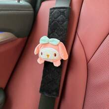 Sanrio Sanrio Yugui Dog Pudding Melo Tikulomi Seat Belt Protection Decorative Cover Cute Cartoon Car Decoration Car