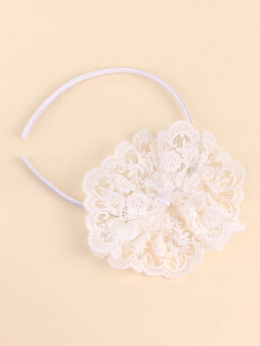 1 件花朵蝴蝶结发带、薄纱头带、优雅发饰，适合幼儿儿童派对礼物