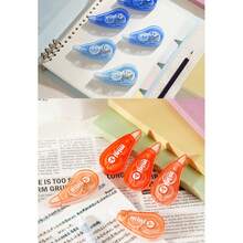 4色迷你修正带 10个 30米 各3米 易于使用 精美设计 学生矫正器 返校