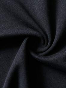 男式落肩宽松印花 T 恤，春夏