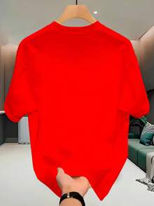 Camiseta Streetwear Unissex 100% Algodão Masculina e Feminina Estampada New York Street Camisa Premium - Vermelho - Visão 2
