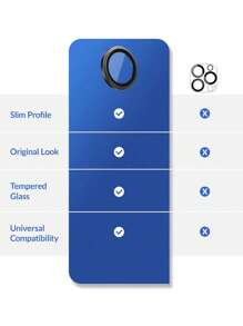 3 Confezioni per iPhone 17/16 Pro/16 Pro Max - Protezione per obiettivo della fotocamera singola - Vetro temperato 9H - Nero