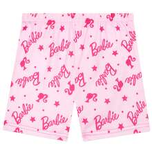 Short Sleeved Pyjamas | Barbie  Girls' Pyjama Set | Kids' PJs - Pink - View 7