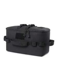 Outdoor Camping Utensil Storage Bag With Shoulder Strap, Durable Camping Cutlery Storage Bag With Handles, Tableware Storage, Miscellaneous Storage, Camping Small Bag, For Outdoor Picnic And Camping Essentials, Foldable With Customizable Compartments And Mesh Pocket, Camping Accessories, General Party And Tools Storage Box, Anti-Collision, Multi-Functional Large Capacity - Multicolor - View 11