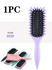 Cepillo para definir rizos, cepillo de peinado para cabello rizado para desenredar, dar forma y definir rizos para mujeres y hombres con menos tensión, diseñado por Candy Brush por Candy Brush, cepillo de pelo, peine, herramientas de peluquería, productos y accesorios de peluquería para salón de belleza, artículos de viaje esenciales