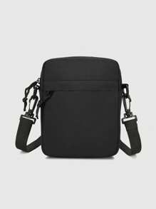 Oxford Shoulder Bag Mini Black Mobile Phone Bag Waist Pack Men Simple And Casual Crossbody Bag Sling Bag For Man Man Bag Cross Body Bag Side Bag Students School Supplies Fall Messenger Bag