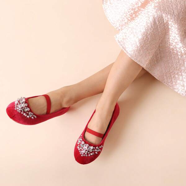 Girls Mary Jane Ballerina Flat Dress Shoes