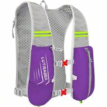 5L Marathon Running Hydration Vest, Lightweight Running Hydration Pack Without Water Bladder, Waterproof Sports Storage Bag Suitable For Triathlon, Marathon, Hiking, Running Sports Bag Summer Travel Accessories Vacation