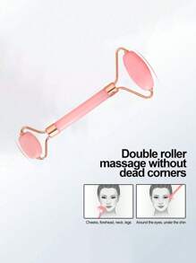 3Pcs Ice Face Roller -Facial Skincare Ice Roller Set,Facial Massage Tool,Silicone Ice Face Roller, Lce Roller,Rose Quartz With Roller Massager And Scraping Gua Plate,For Face & Eye Puffiness Relief, FacialMassager Contour And Enhance Skin Care & Glow,For Eyes, Neck, And Face,Lce Facial RollerMold Cub- Skin Care Toole.Summer Ice Massage Products,Office Supplies School Supplies Travel Essentials.