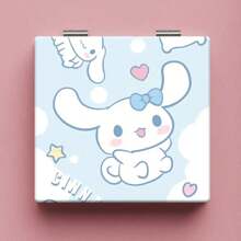 Sanrio 1 pieza Nuevo espejo portátil estilo Sanrio, diseño de alta gama, espejo de maquillaje cosmético como regalo para estudiantes, espejo plegable de sobremesa