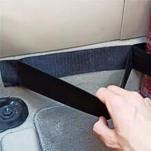 4 piezas de correas de organizador de maletero de automóvil de nailon resistente - Almacenamiento seguro para extintores de incendios y accesorios, color negro, se ajusta