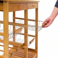 Kitchen Spice Trolley - Natur1 - View 3