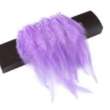 100Pcs Natural Chicken Feathers 4-6inch Beautiful Rooster Plumas For Jewelry Making Crafts Accessories Carnival Decoration True Plumes
