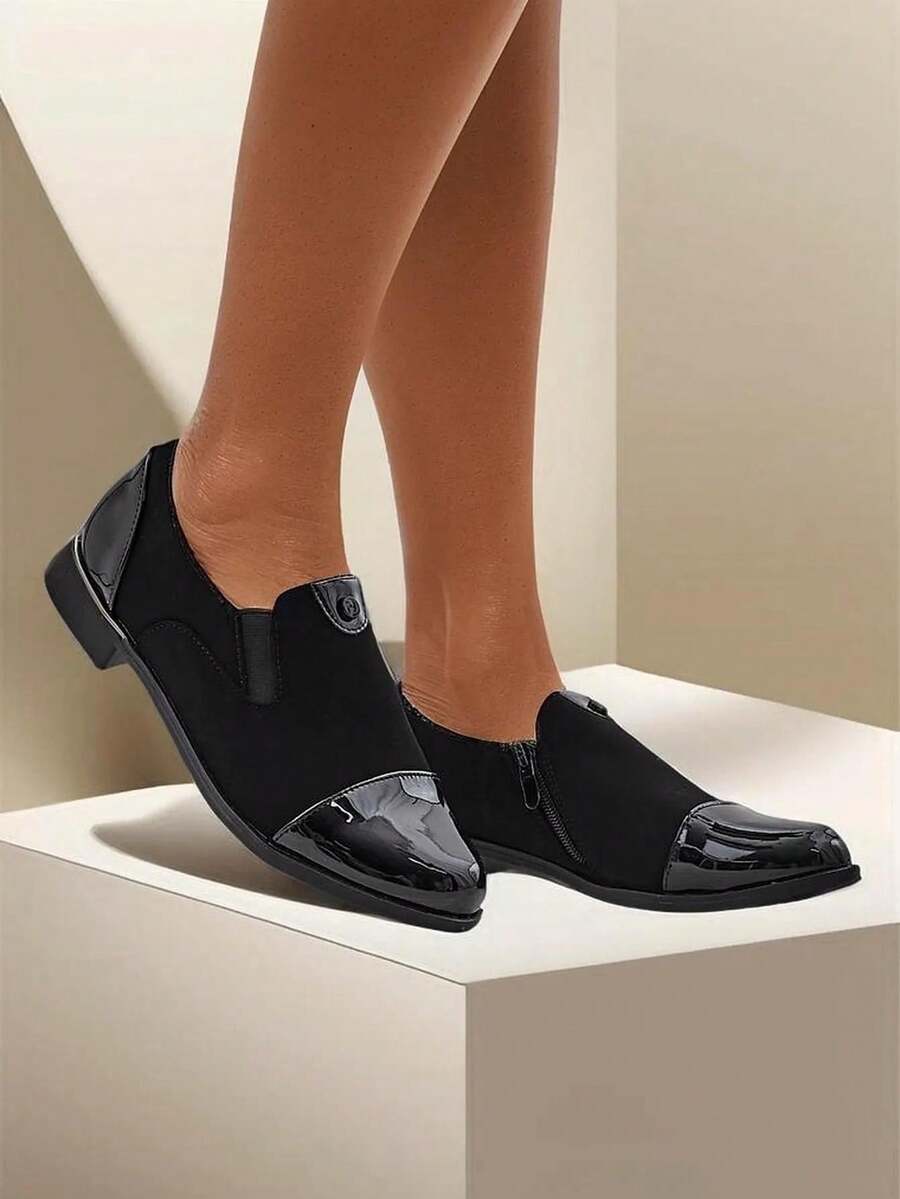 Women's Flats - Black-1 - View 1