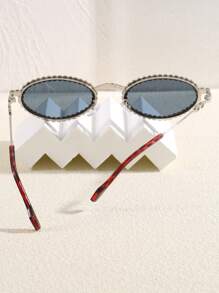 1pc Unisex Fashion Beach Fashion Glasses, Casual Party Eyewear, Elegant Decorative Glasses
