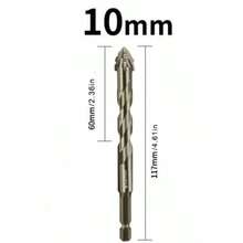 3pcs Eccentric Tooth Saw Drill Bits, Multi-Function For Metal, Stainless Steel, Concrete, Glass, Ceramic Tile Hole Punching