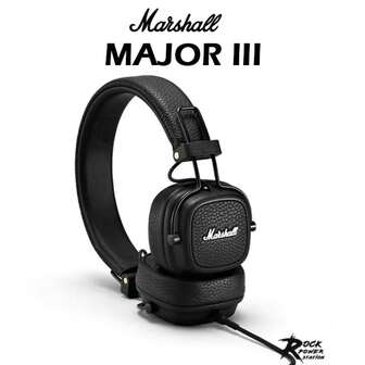 Marshall Major III 3 Bezprzewodowe słuchawki Bluetooth Klasyczne słuchawki douszne Głęboki bas Składane słuchawki Pop Rock Retro Muzyka Oryginalne