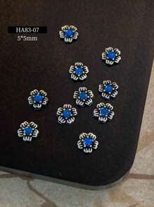 Geassorteerde 5 stuks/30 stuks/50 stuks nieuwe nagelkunst Boucheron-serie decoraties, vintage paleisstijl exotische platte versieringen, strass-steentjes