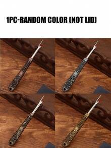 1/2pcs-Embroidery Seam Ripper Handmade Clothes Seam Ripper Tool Cross Stitch Thread Picker Cutter Sewing Seam Ripper Retro With Comfort Grip - Easy Thread Cutters