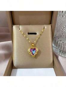 Pendant Necklaces - Hoa hồng vàng - Xem 1