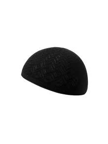 1pc Solid Color Polyester Men's Fashionable Knitted Hat, Cap, Classic Men's Hat - Multicolor - View 7