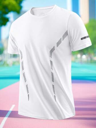 เสื้อยืดชายกีฬาและกลางแจ้ง เสื้อผ้าฤดูใบไม้ผลิและฤดูร้อน เสื้อยืดการกีฬากิจวัรรมประจำวันและเวลาว่าง วิ่งและออกกำลังกาย เสื้อยืดสบายหลวม เทนนิสและกอล์ฟ ม้า