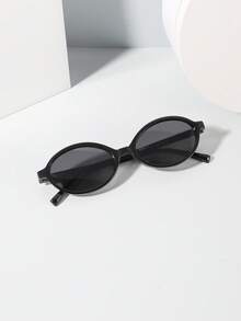 3 cặp kính thời trang nam kiểu retro hình bầu dục màu đen bằng acrylic, thích hợp cho các kỳ nghỉ, lễ hội và sử dụng hàng ngày. - Nhiều màu - Xem 5