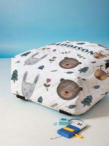 1pc Customized Children/Teen Rhombus Backpack With Bear & Giraffe Pattern, Suitable For Personalizing With Your Own Design, Name Or Gift For Classmates Back To School Winter Gift Ideas Boy Girl Valentine's Day Multi-Functional,Ornamental,Letter Exquisite,Stylish,Baby Fashion,Soft Squishy,Colorful,Cute Kawaii Adorable Unique,Customized Treasurefinds,Baby Gifts,Cutebaby For Children's Day,Multi-Functional,Ornamental,Letter,Stylish,Modern,Colorful,Cute,Adorable,Casual,Custom,Personalised,Unique,Customized,Ideal Gifts For Him,Ideal Gifts For Her - Multicolor - View 4