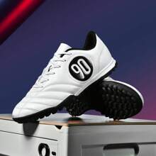 [Athletische Leistung] Herren High-Top Fußballschuhe - professionelle schwarze und neongrüne Fußballstiefel mit AG-Stollen, atmungsaktives PU-Obermaterial & TPU-Sohle, rutschfest für Outdoor-Training & Wettkämpfe, Fußball-Zubehör