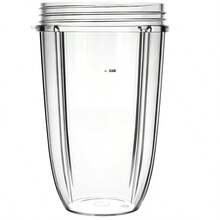 32oz/24oz/18oz Replacement Cups, Juice Cups Compatible With Nutri Bu 900W Blender - Clear - View 2
