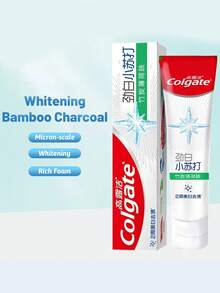 colgate Whitening Baking Soda Toothpaste Bamboo Charcoal Mint Flavor - 3Pcs, Whitening , Gentle And Non-Abrasive, Rich Foam, Breath-Freshening, High Purity - Bamboo Charcoal Mint 3-piece Set - View 4