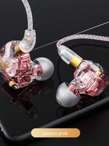QKZ SK8 Heavy Bass Headphones Computer Gaming Wire Control With Wheat Sports In-Ear Lol Gaming Earbuds 3.5mm Jack