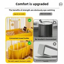 2025 New Model Household Adult Bathing Bucket Foldable With Rubberized Handle Bathtub Winter Full-Body Bathing Bathtub SPA Bathroom Decor Summer Bathroom Accessories Back To School