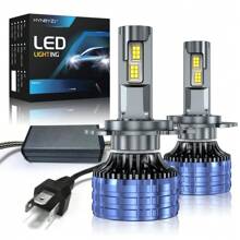 HYNBYZJ 2 pièces H7 H4 Ampoules de phare de voiture à LED Canbus 220W H1 H11 Lampe 9005 HB3 9006 HB4 9012 880 881 H27 9007 9008 H13 Ampoule LED Turbo Lampe 6000K Blanc 12V