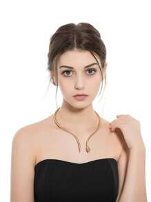 1 pièce Collier de la série animale personnalisée exagérée Scorpion Serpent pour femmes, convient pour le port quotidien, les fêtes, les vacances, un cadeau pour la famille et les amis