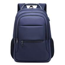 Business Commuter Travel Backpack, Large Capacity Multi-Pocket Laptop Bag For Students, Waterproof Comfortable Breathable Backpack For Men And Women - Blue - View 1