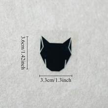 1PC Quickstep Wolf Head Bike Frame Stickers Bicycle Top Tube Waterproof Vinyl Decals For MTB Bicycle Decorative Moto Accessories - Black - View 5