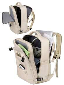 1 Pc Large Capacity Travel Backpack For Women Work Bag Carry On Hand Luggage, Water Resistant Business Large Day Pack Weekender Bag, Slim Laptop Backpack, College Bag Computer Bag, Gifts For Men & Women, For Outings, Large Capacity, Lightweight And Waterproof Travel Bag For Suitcase Overnight Bag Gym Bag Duffle Bag Weekend Bag Duffel Bag For Luggage Carry On Bag Luggage Bags Hospital Bag Holiday Winter, School Backpack